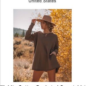 Vici Pocketed Sweatshirt Dress